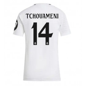 Real Madrid Aurelien Tchouameni #14 Hemmakläder Dam 2024-25 Kortärmad